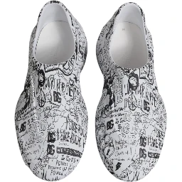 White Black Graffiti Daymaster Sneakers Shoes