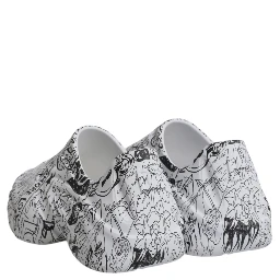 White Black Graffiti Daymaster Sneakers Shoes