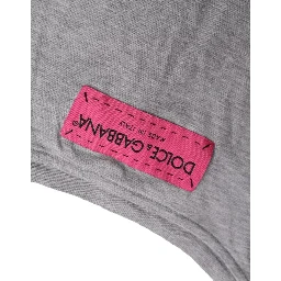 Gray Cotton L'Amore E'Bellezza Top T-shirt