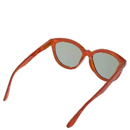 Orange Plastic Sunglasses