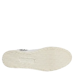 White Leather Milano Low Top Sneakers Shoes