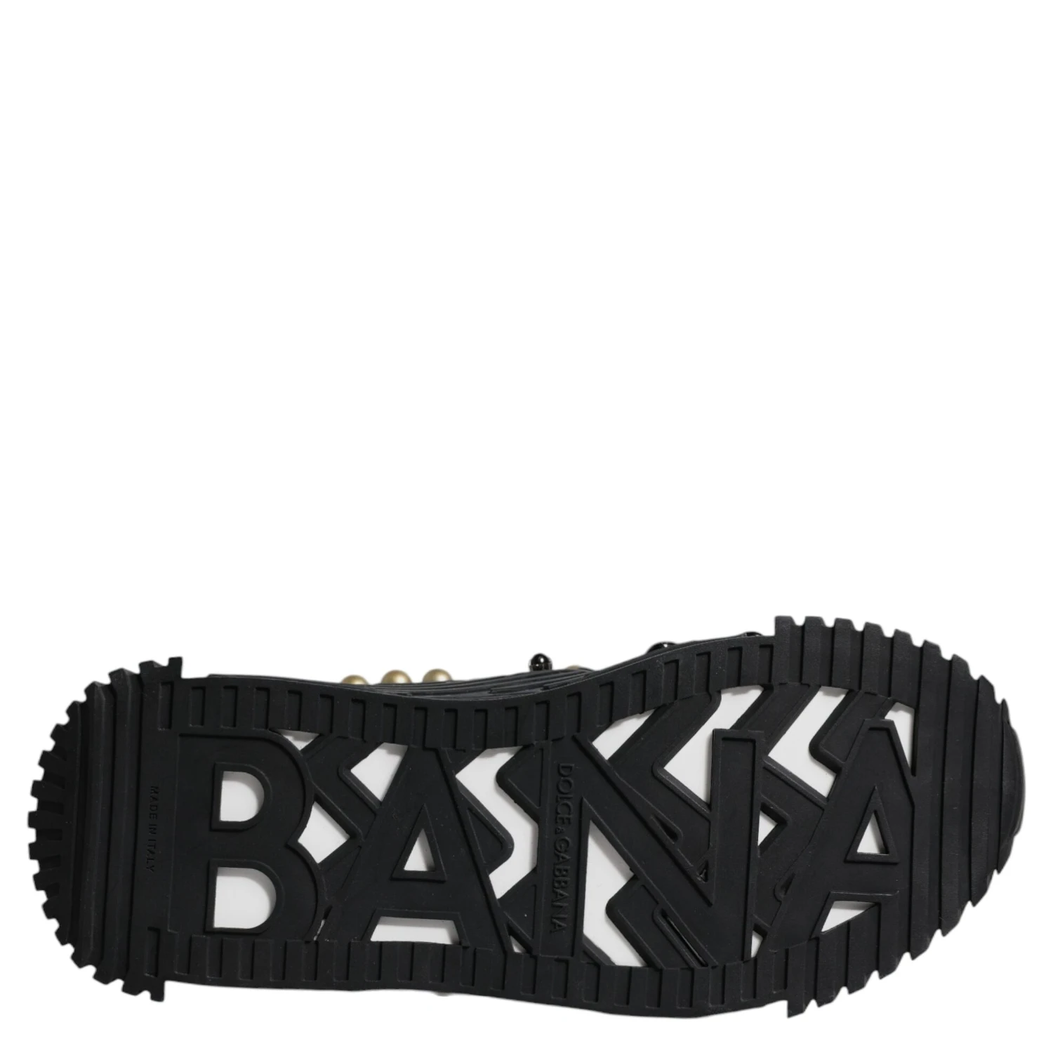 Black Leather Studded Slides Sandals Shoes