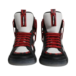Multicolor Leather High Top Sneakers Shoes
