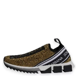 Gold Rhinestones Sorrento Sneakers Shoes