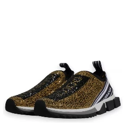 Gold Rhinestones Sorrento Sneakers Shoes