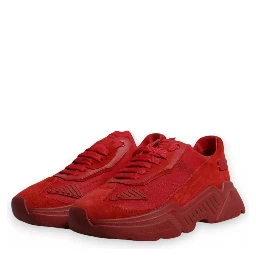 Red Leather Daymaster Low Top Sneakers Shoes