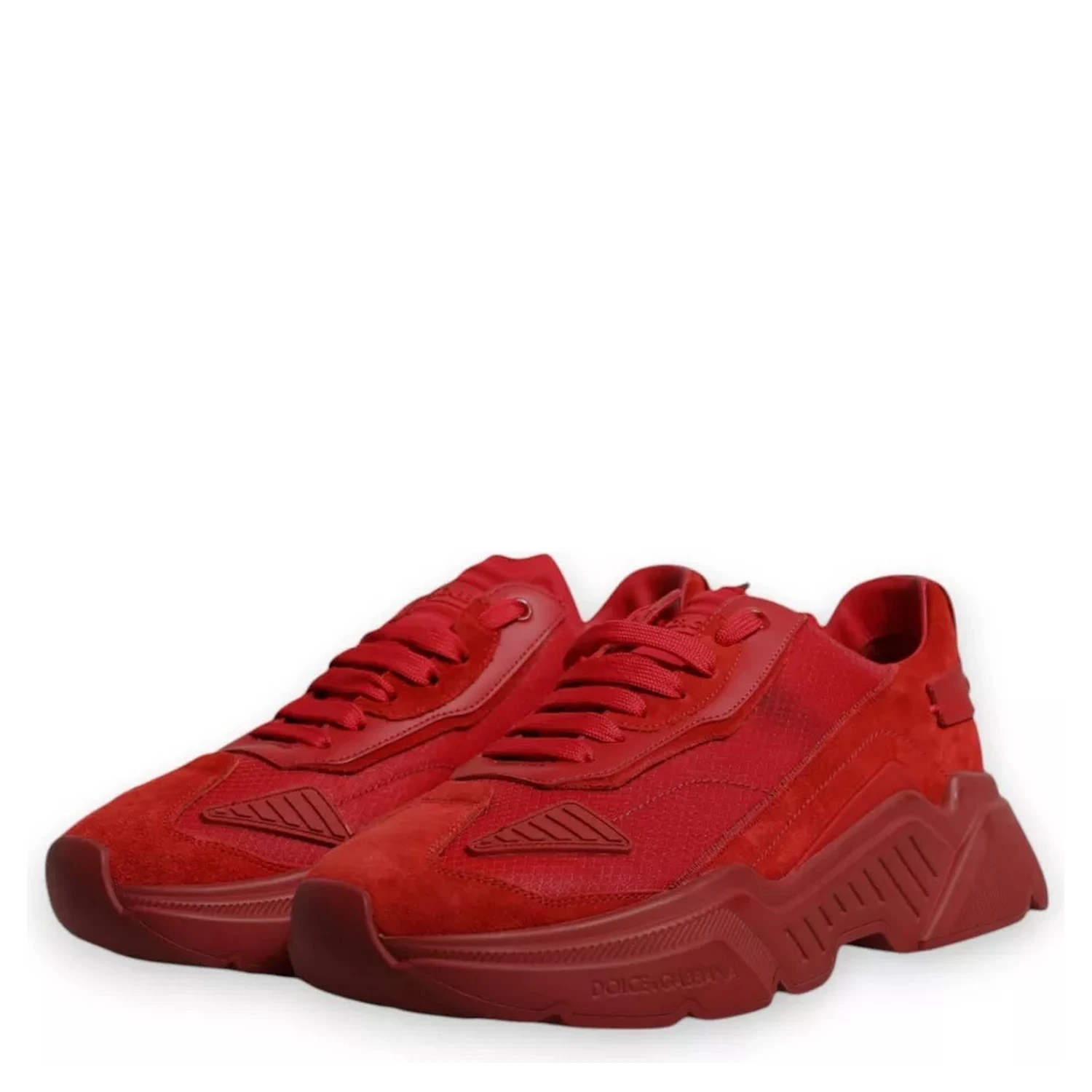 Red Leather Daymaster Low Top Sneakers Shoes