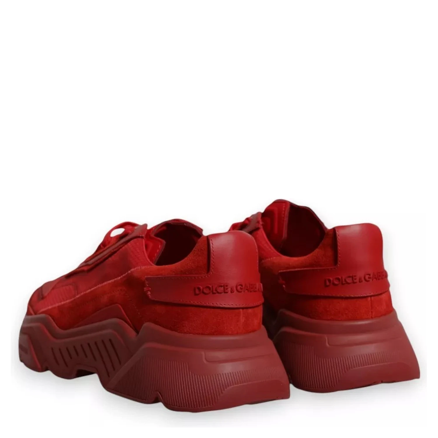Red Leather Daymaster Low Top Sneakers Shoes