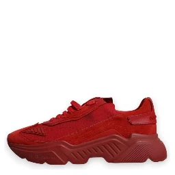 Red Leather Daymaster Low Top Sneakers Shoes