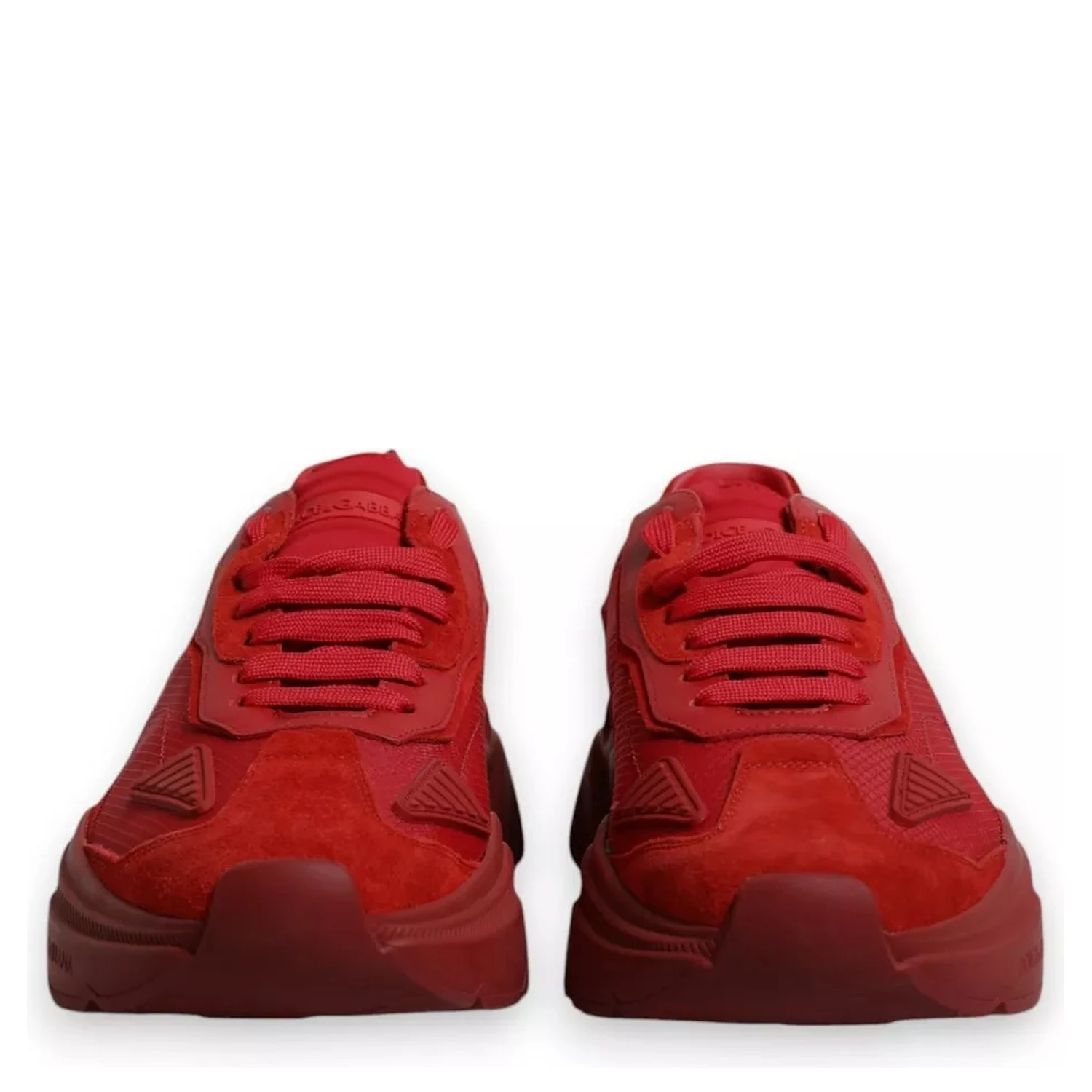 Red Leather Daymaster Low Top Sneakers Shoes