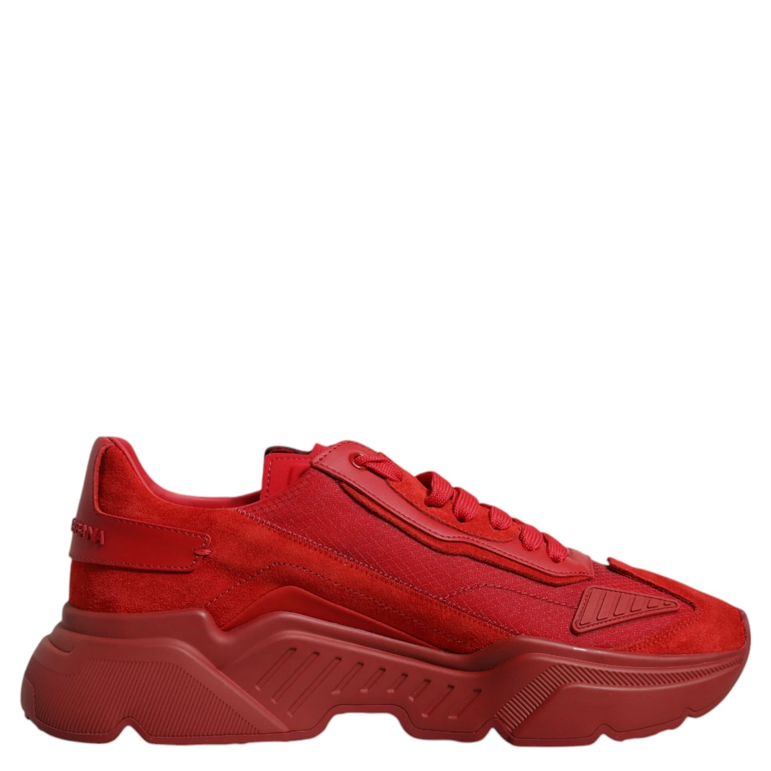 Red Leather Daymaster Low Top Sneakers Shoes