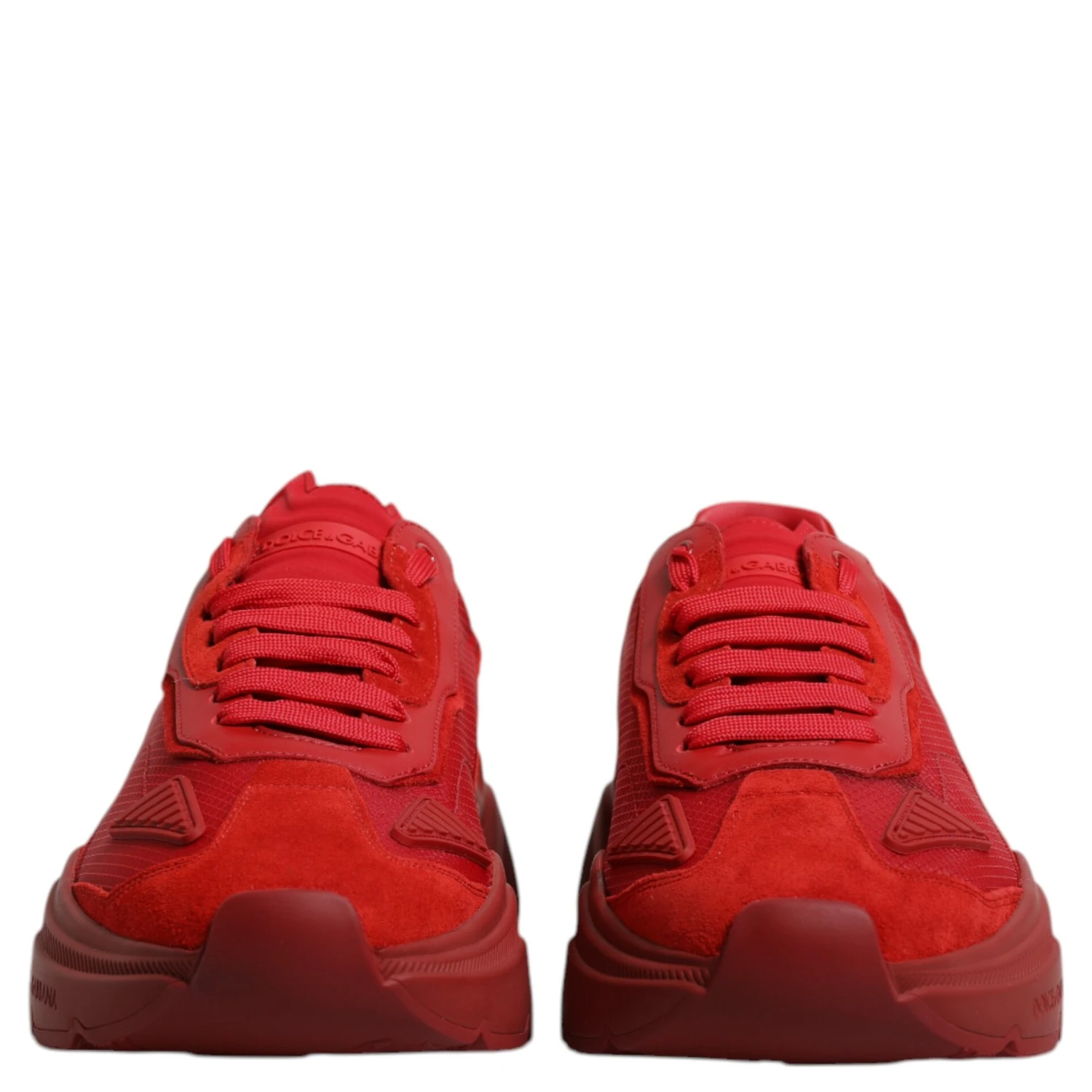 Red Leather Daymaster Low Top Sneakers Shoes