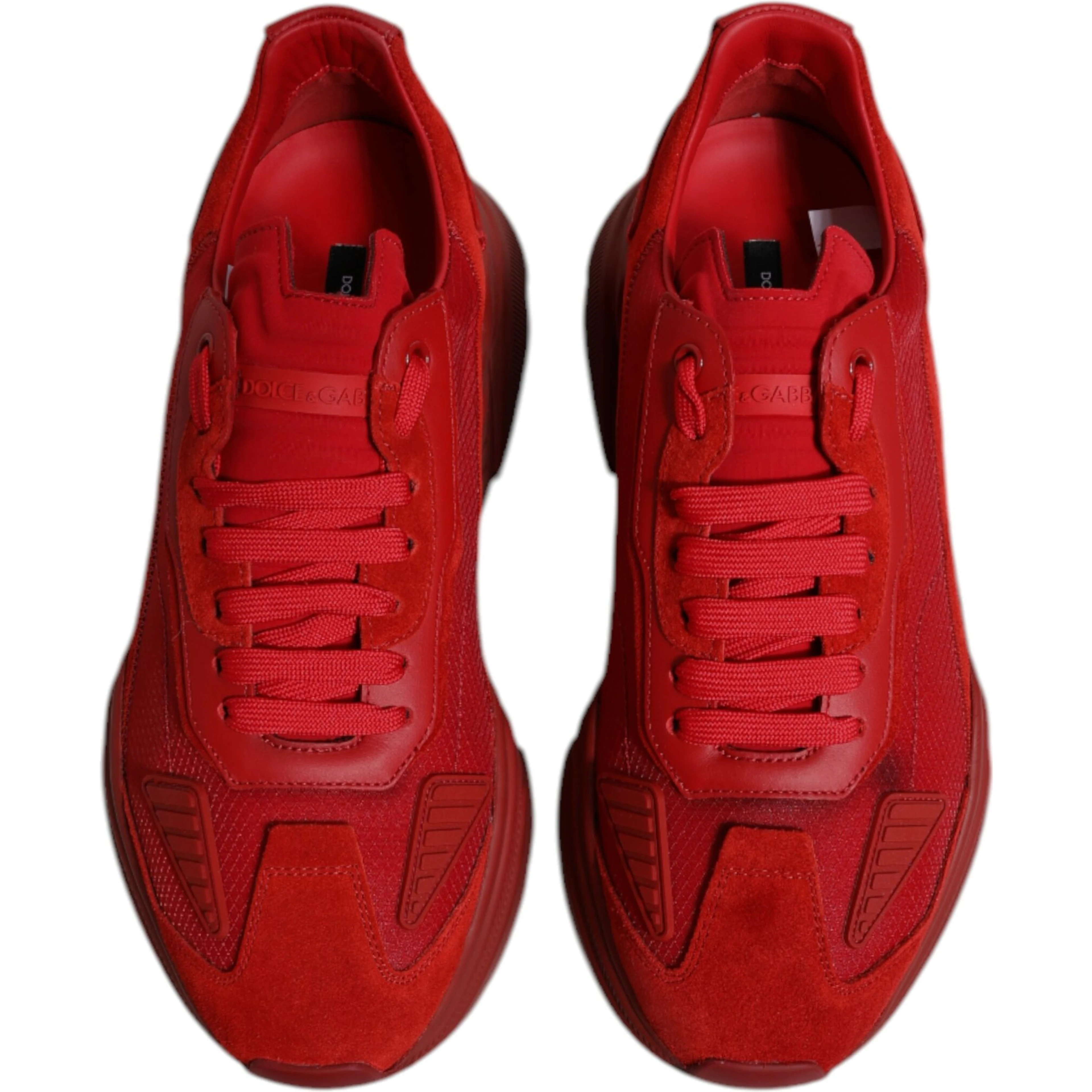 Red Leather Daymaster Low Top Sneakers Shoes