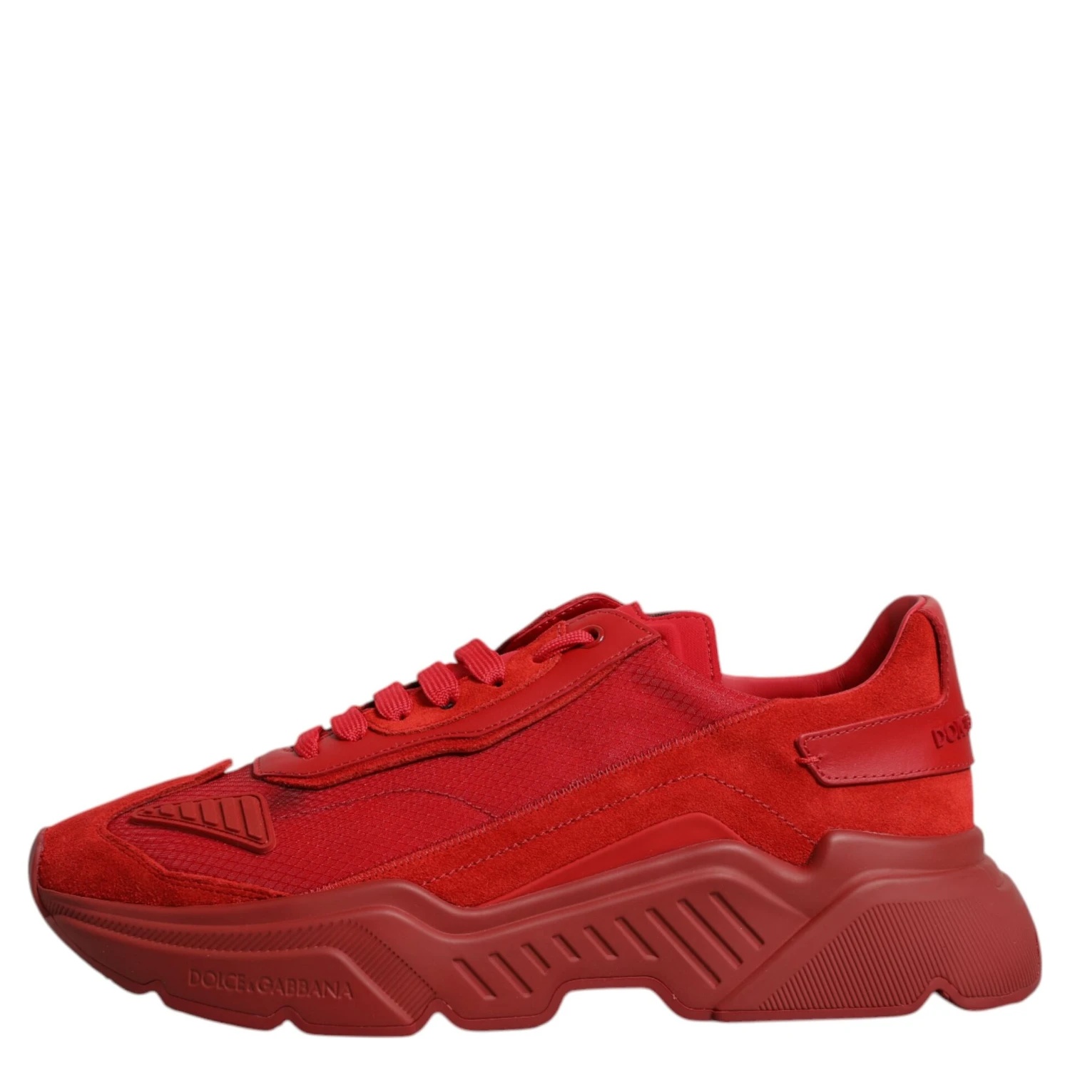 Red Leather Daymaster Low Top Sneakers Shoes
