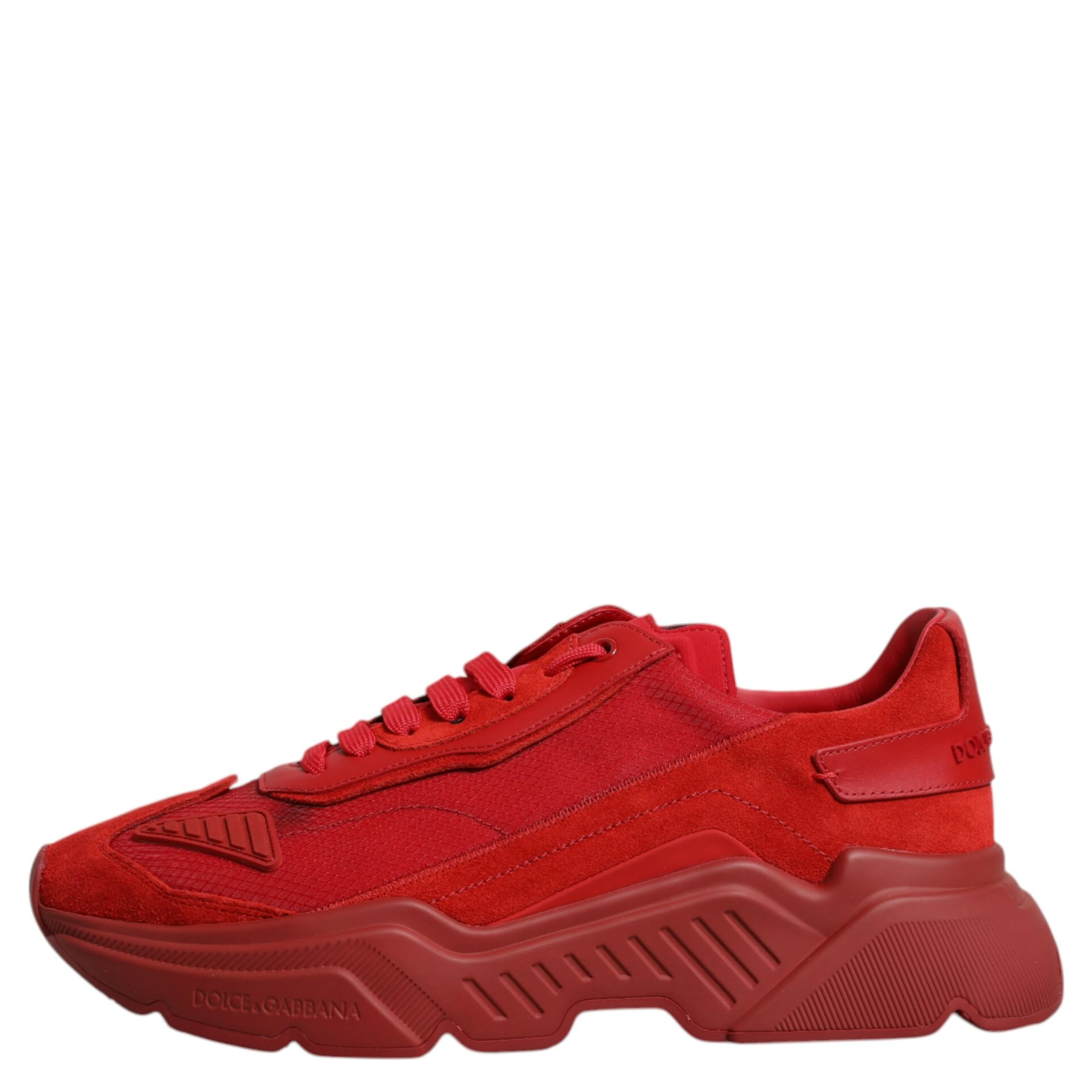 Red Leather Daymaster Low Top Sneakers Shoes