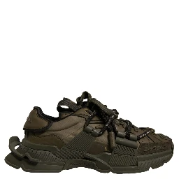 Military Green Space Low Top Sneakers Shoes