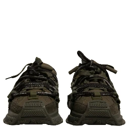 Military Green Space Low Top Sneakers Shoes