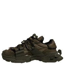 Military Green Space Low Top Sneakers Shoes