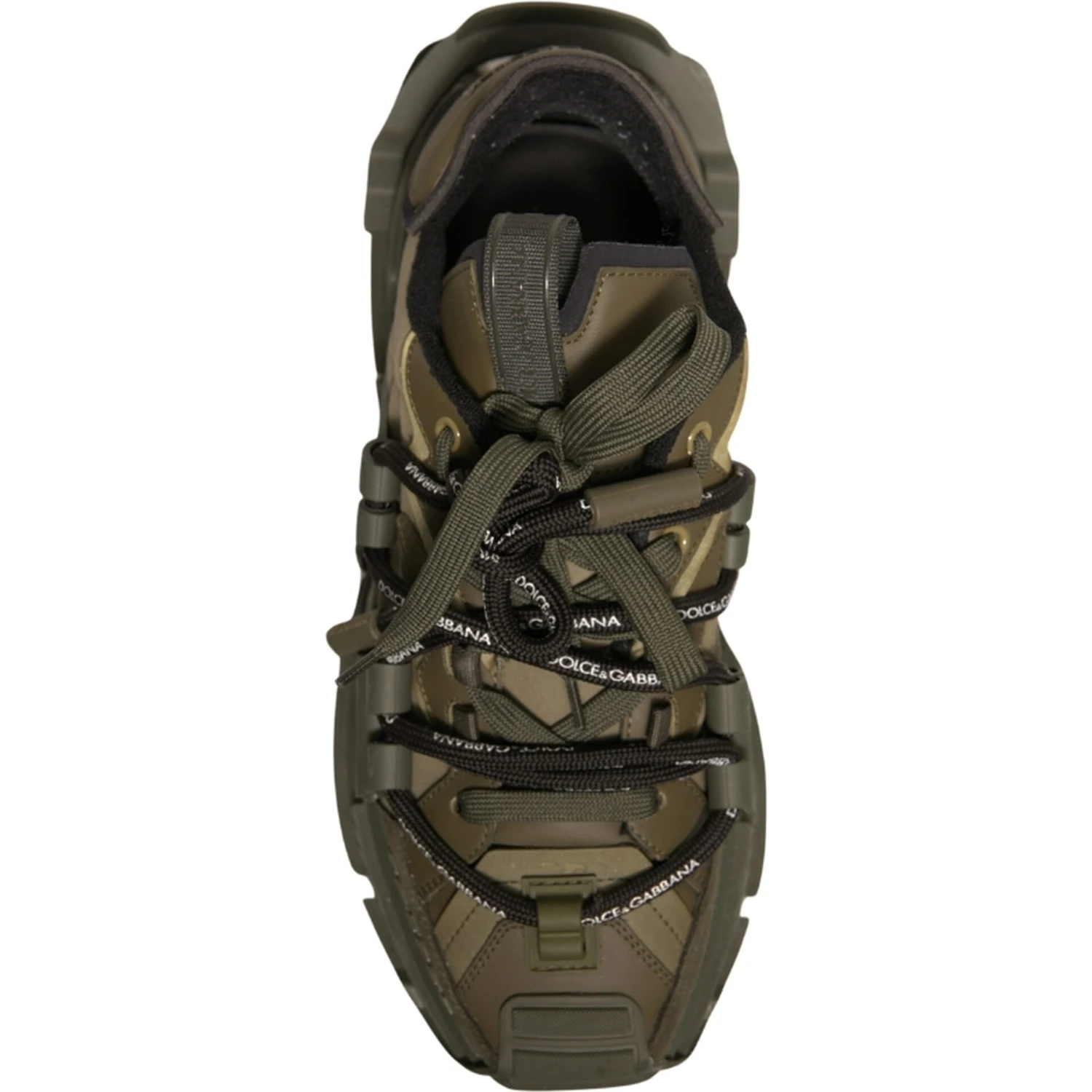 Military Green Space Low Top Sneakers Shoes