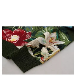 Jungle Wool Silk Pullover Logo Sweater