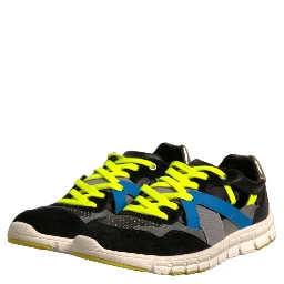 Multicolor Suede Low Top Sneakers Shoes