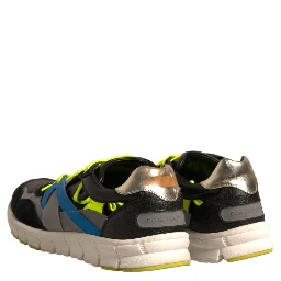 Multicolor Suede Low Top Sneakers Shoes