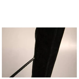 Black Suede Stiletto Knee High Boots Shoes