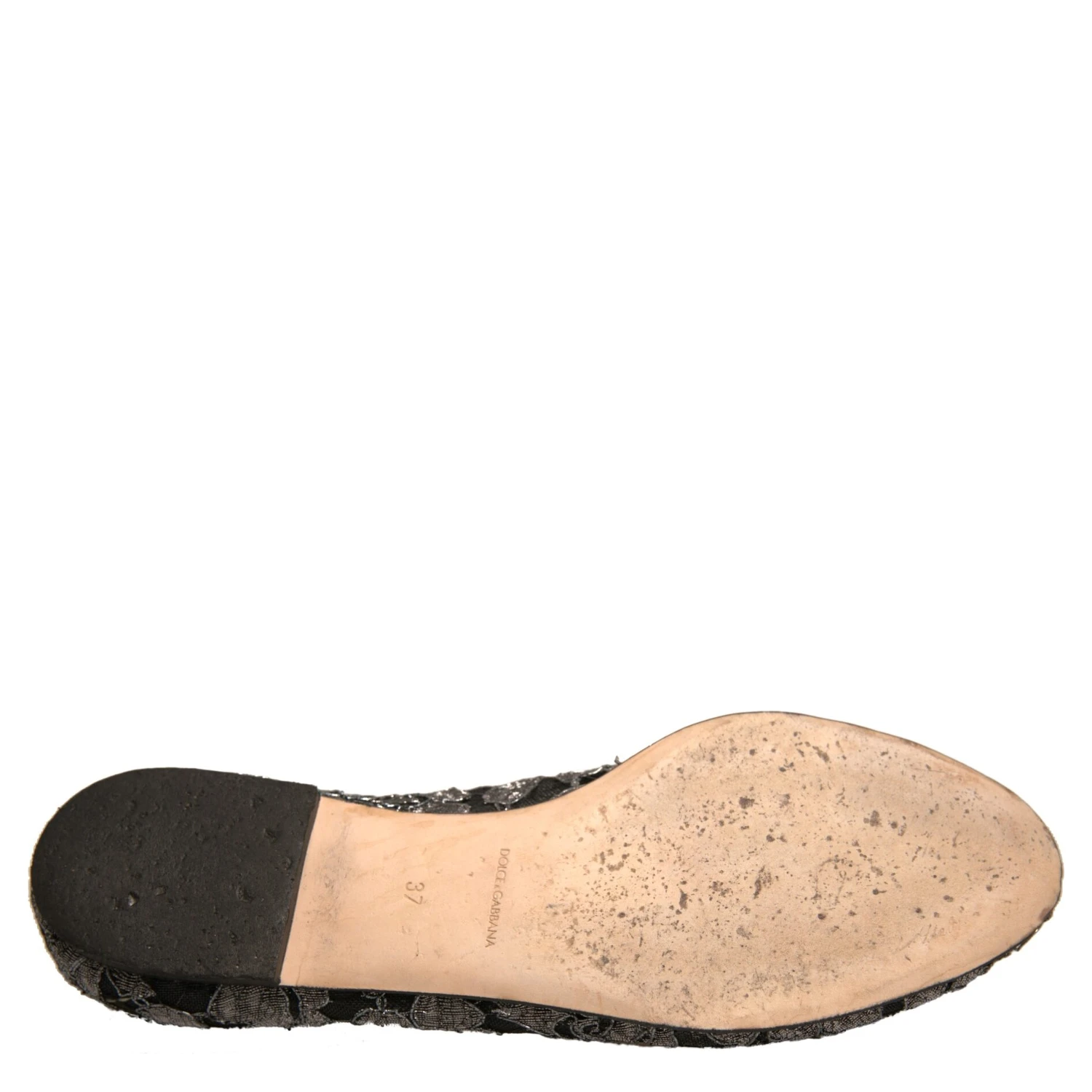 Silver Crystal Loafer Lace Ballet Flats Shoes