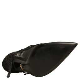 Black Mesh Mary Jane High Heels Pumps Shoes