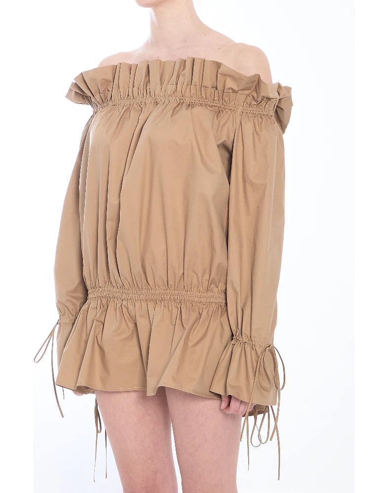 Ruched mini dress alternative
