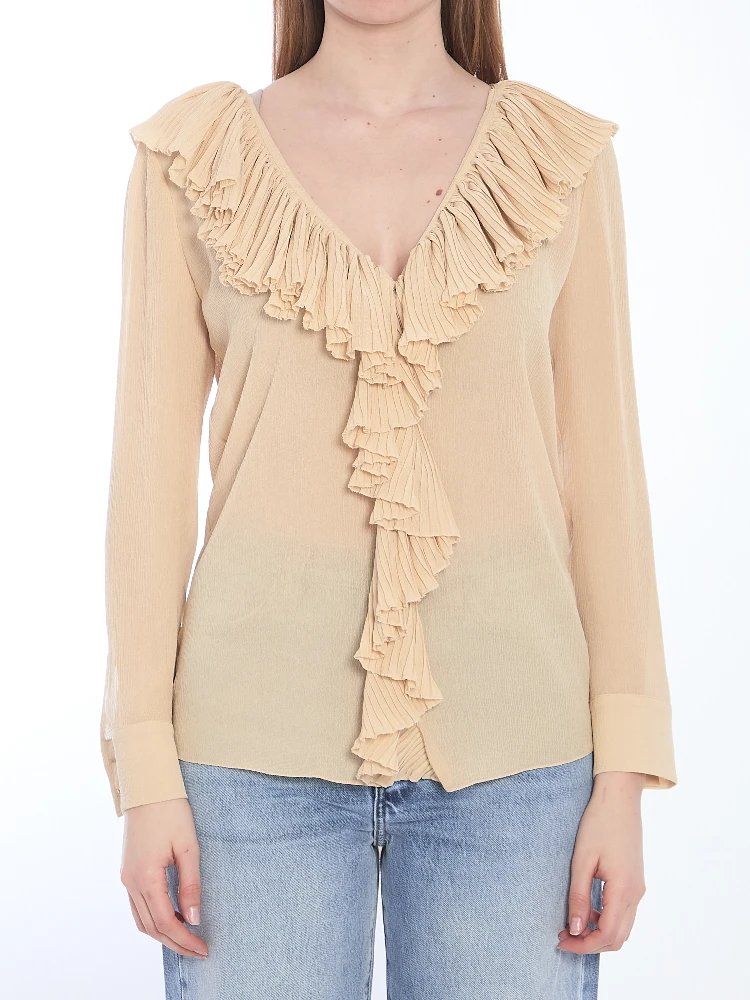 Ruffled blouse