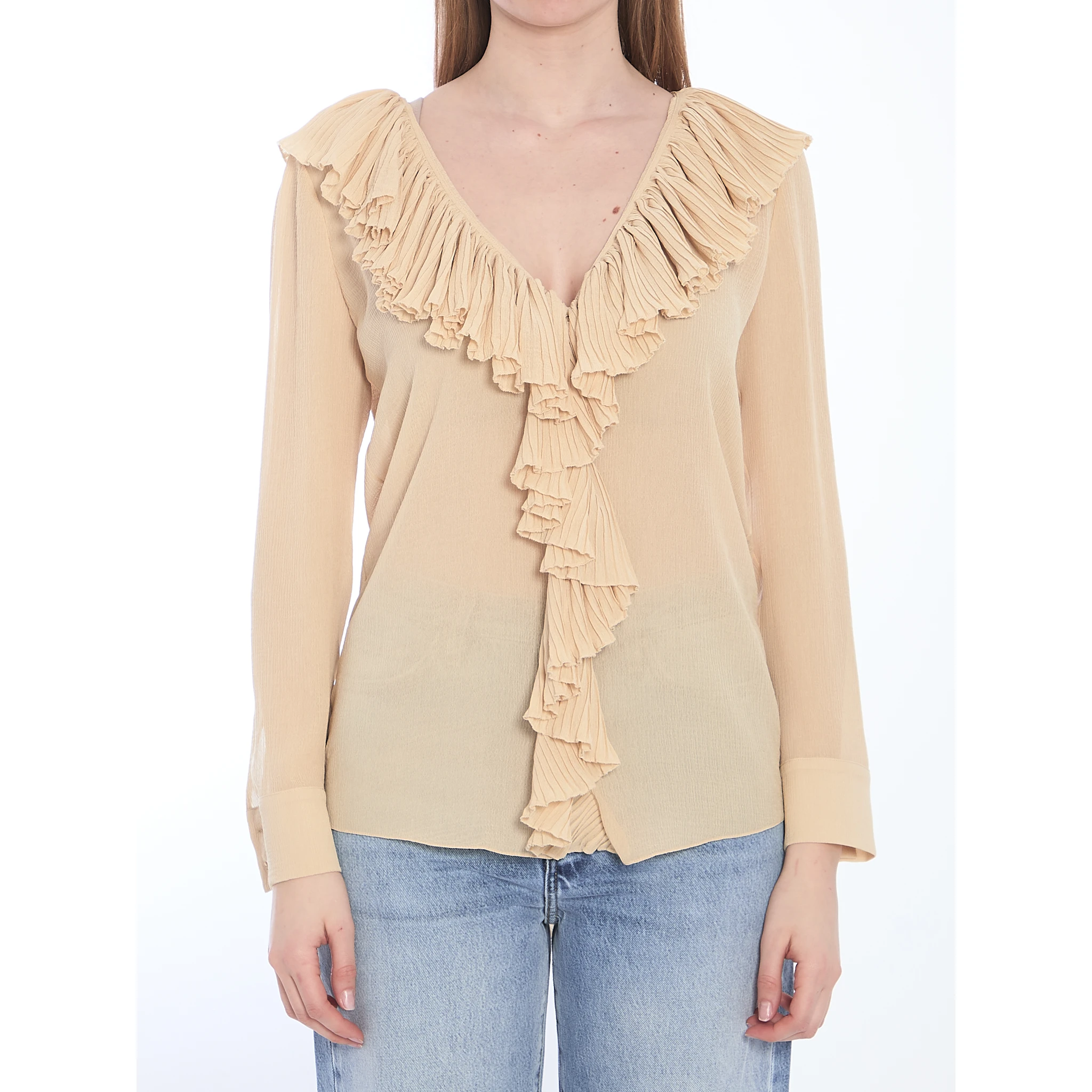 Ruffled blouse