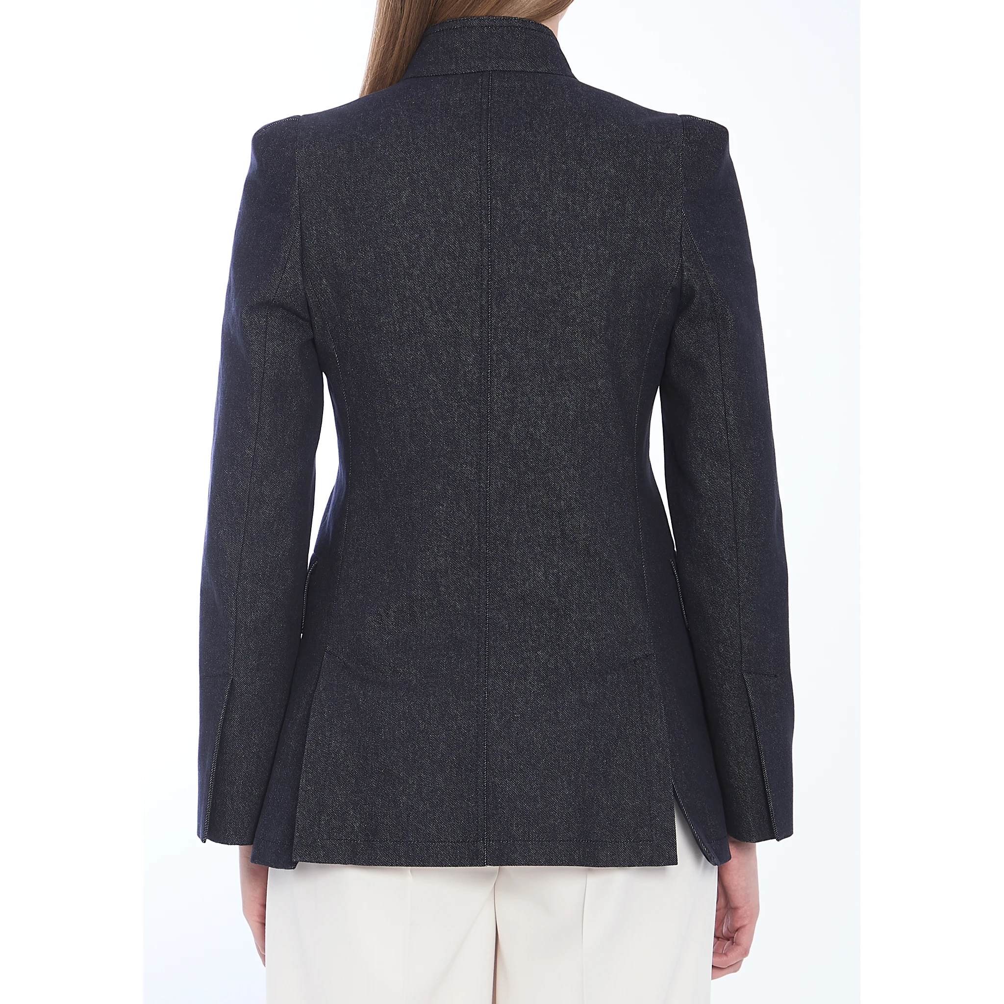 Slim-fit single-breasted blazer