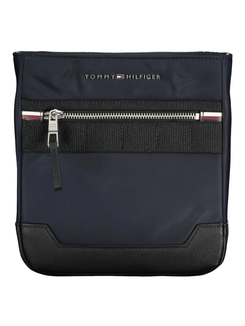 Blue Polyester Shoulder Bag