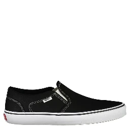 Black Polyester Sneaker