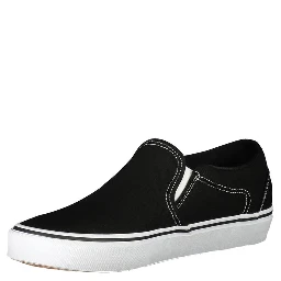 Black Polyester Sneaker