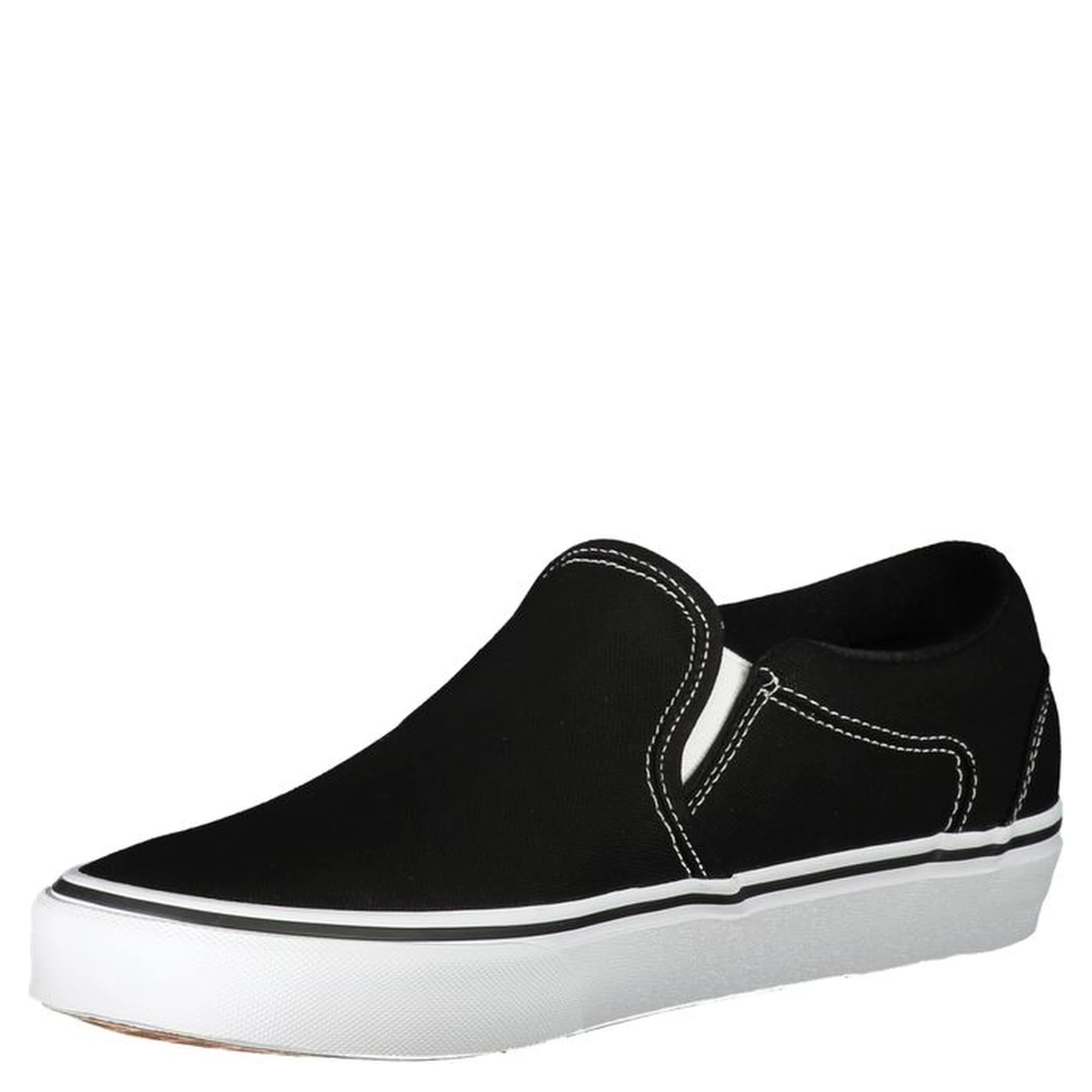 Black Polyester Sneaker
