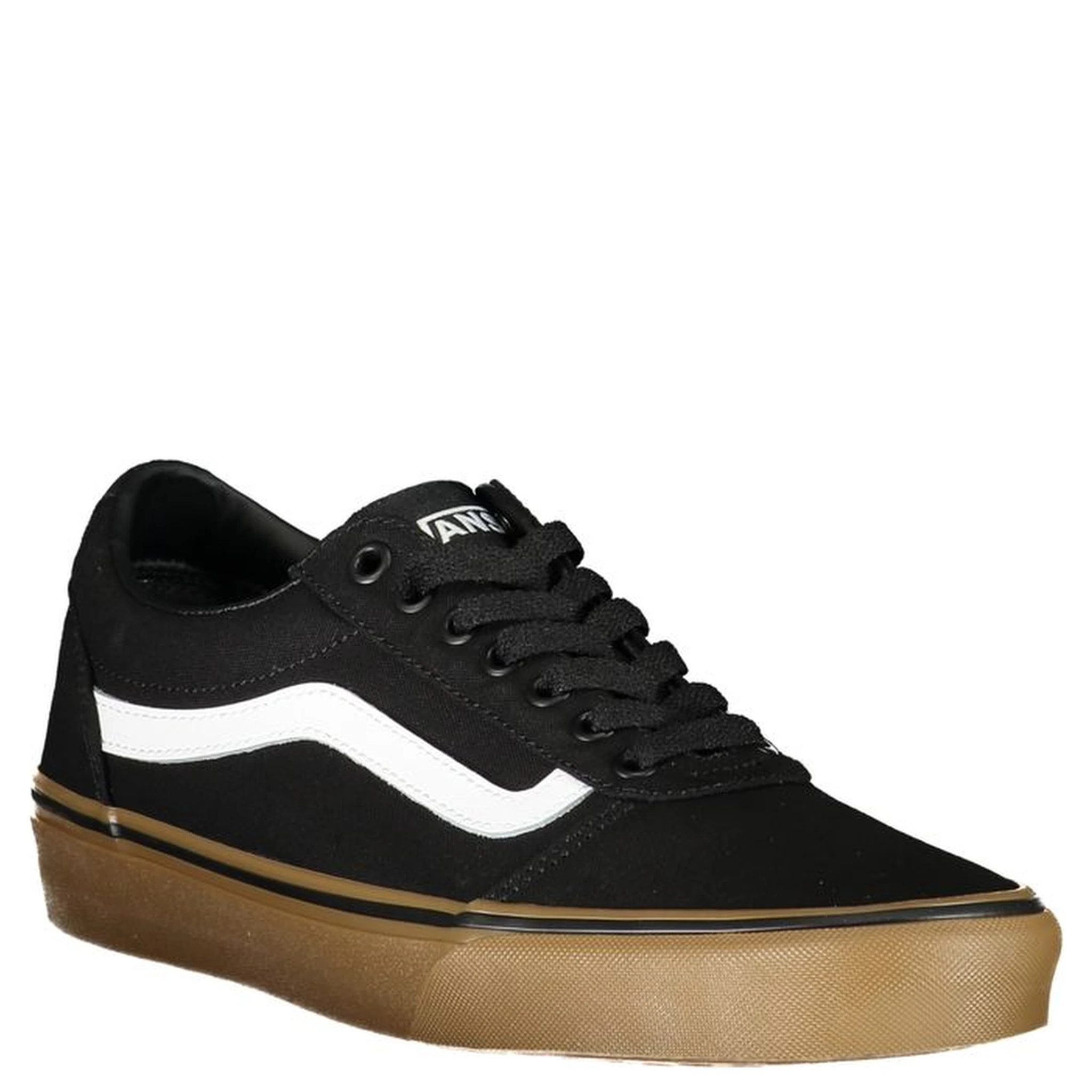 Black Polyester Sneaker