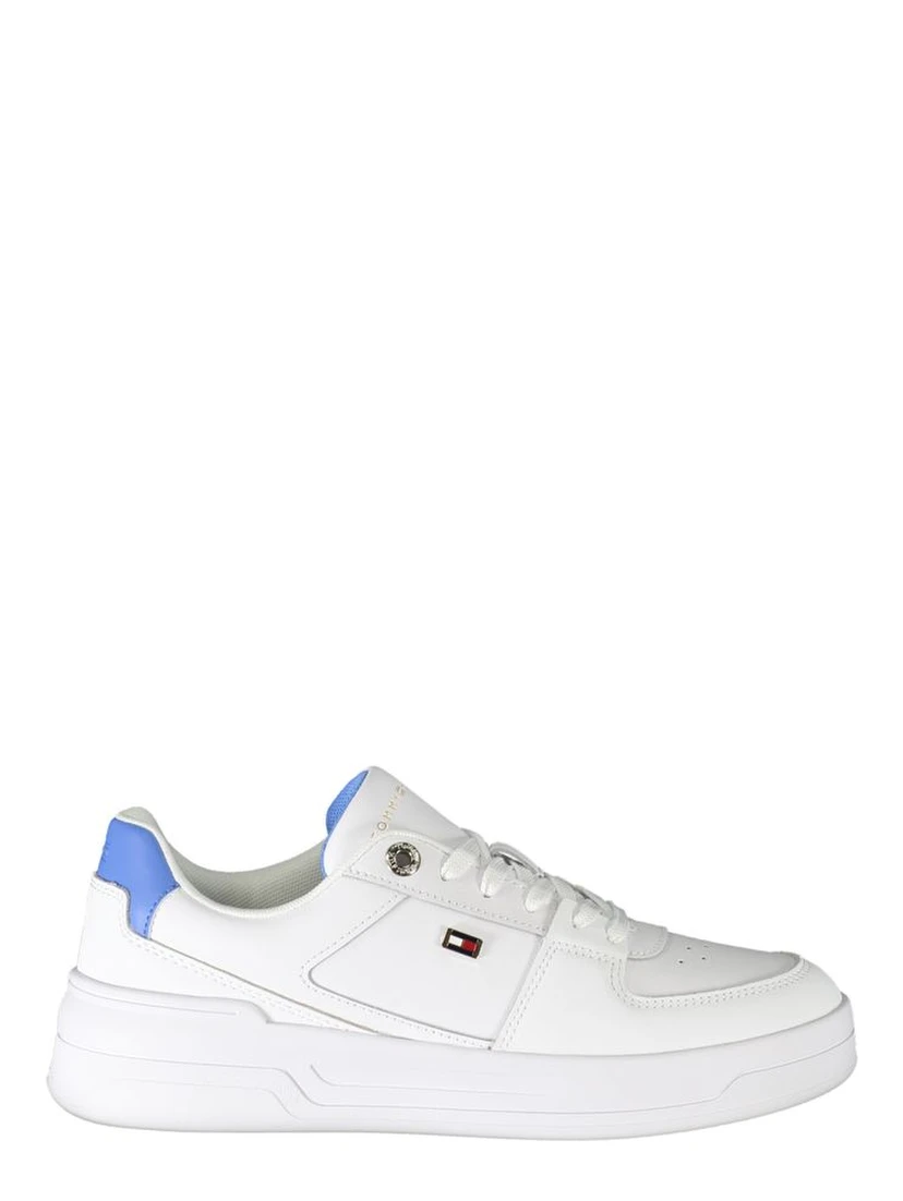 White Polyester Sneaker