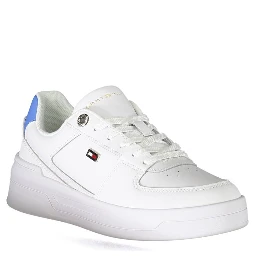 White Polyester Sneaker