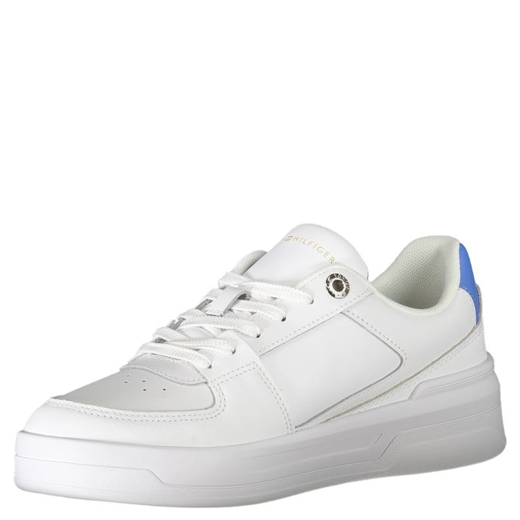 White Polyester Sneaker