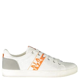 White Polyester Sneaker