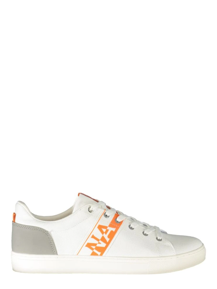 White Polyester Sneaker