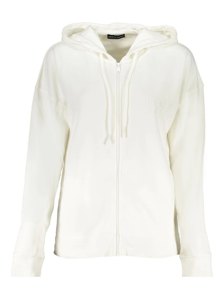 White Cotton Sweatshirt