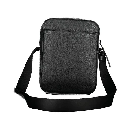 Black Polyester Shoulder Bag