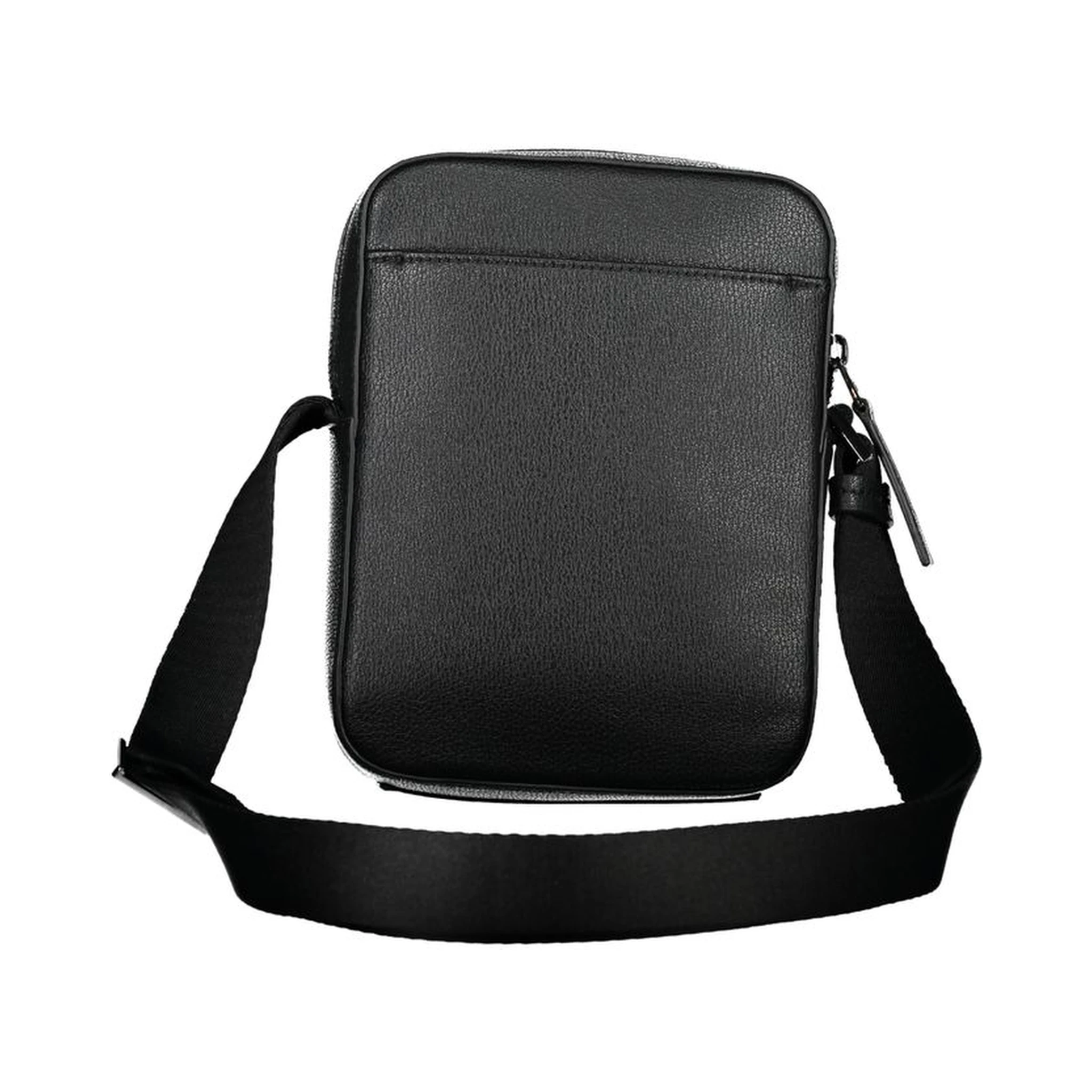 Black Polyester Shoulder Bag