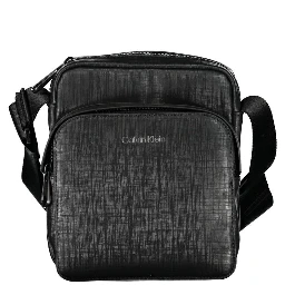 Black Polyester Shoulder Bag