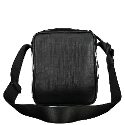Black Polyester Shoulder Bag