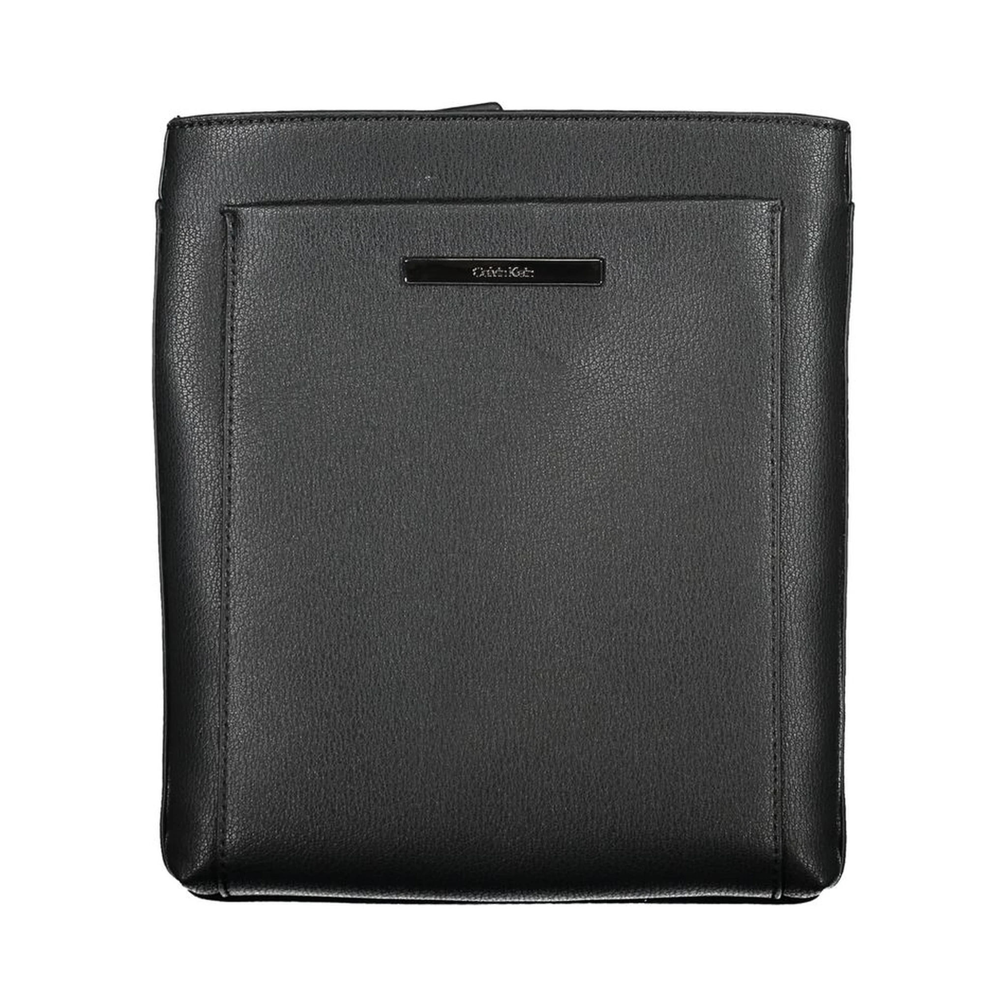 Black Polyester Shoulder Bag