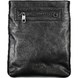Black Polyester Shoulder Bag